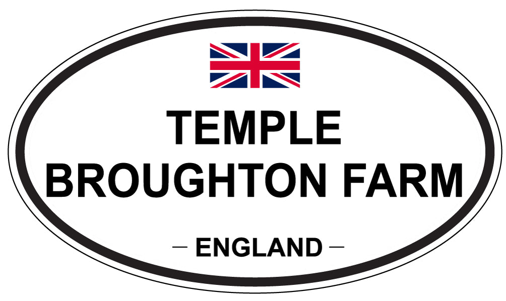 TEMPLE BROUGHTON FARM, England - Oval Magnet