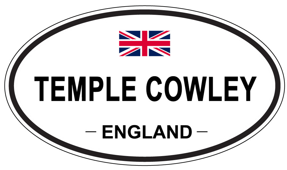 TEMPLE COWLEY, England - Oval Magnet
