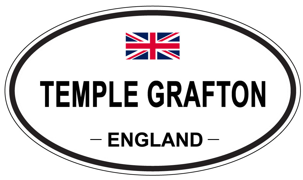 TEMPLE GRAFTON, England - Oval Magnet