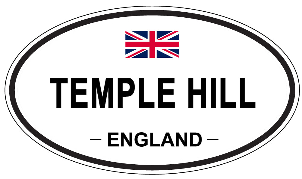 TEMPLE HILL, England - Oval Magnet
