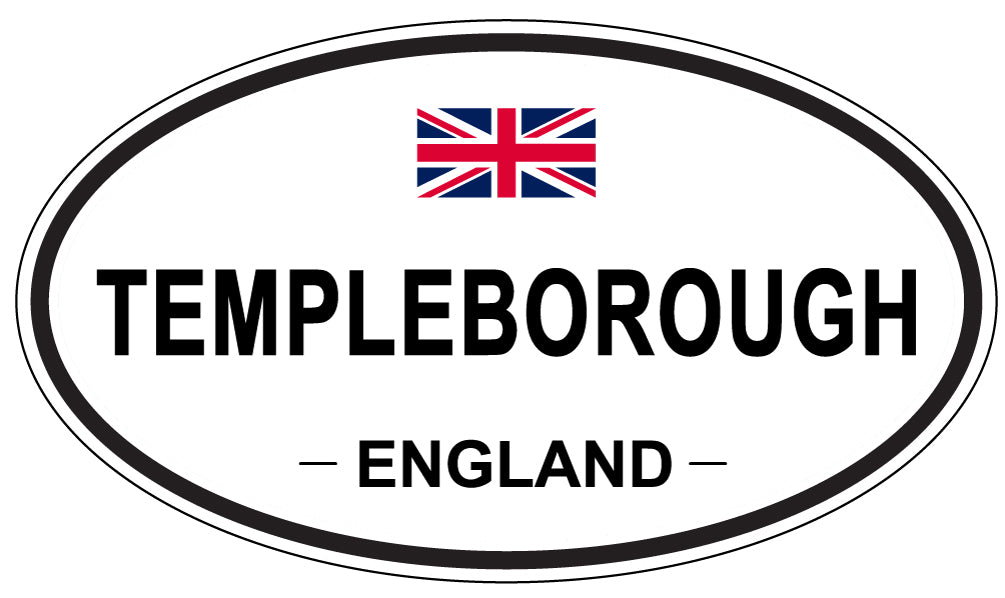 TEMPLEBOROUGH, England - Oval Magnet
