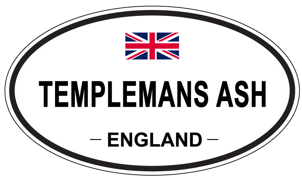 TEMPLEMANS ASH, England - Oval Magnet
