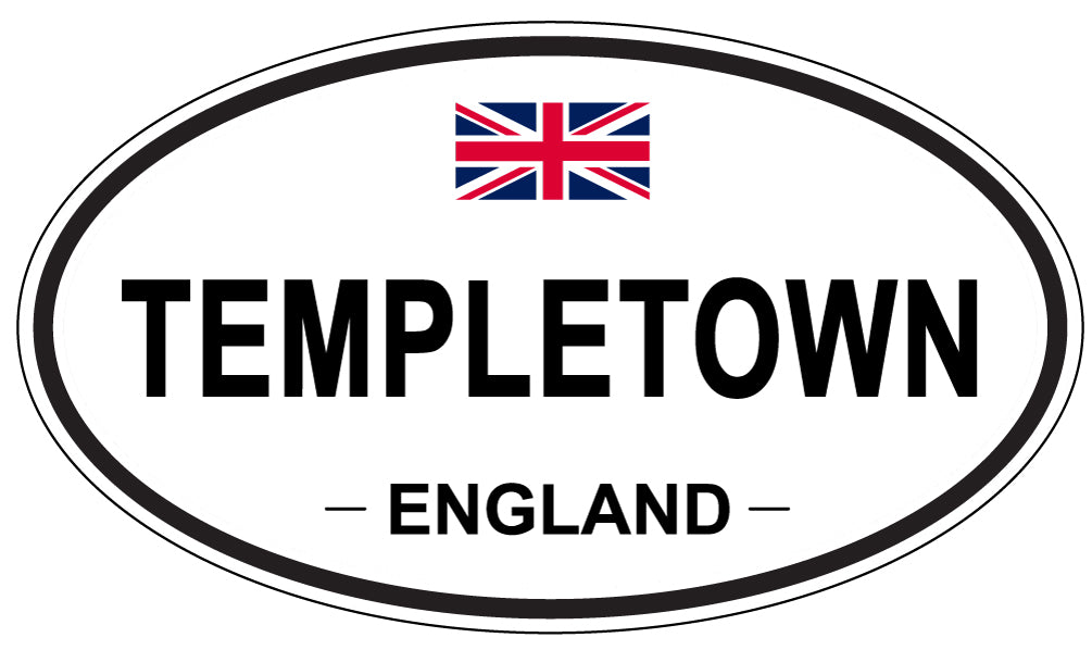 TEMPLETOWN, England - Oval Magnet