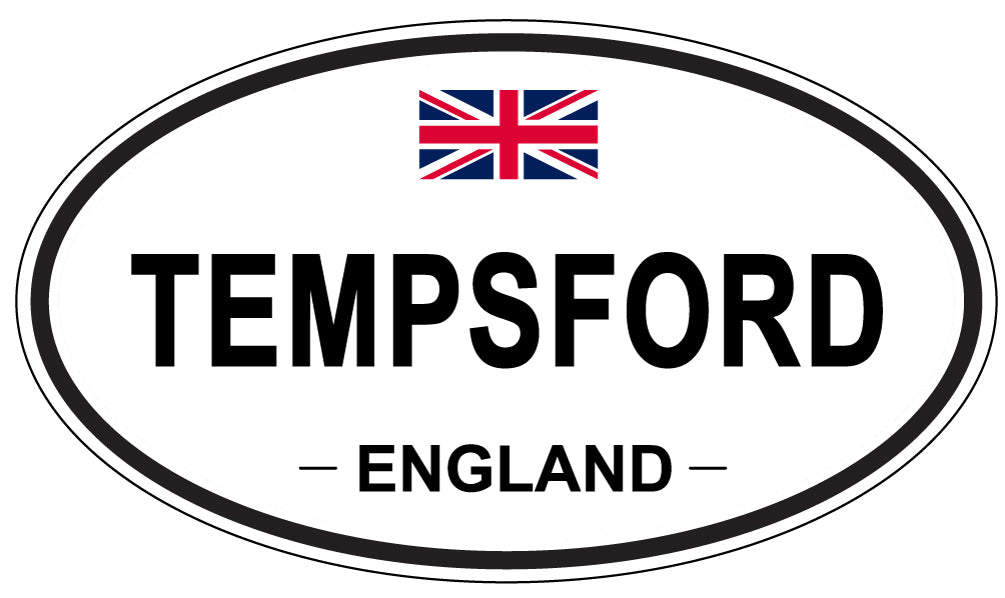 TEMPSFORD, England - Oval Magnet