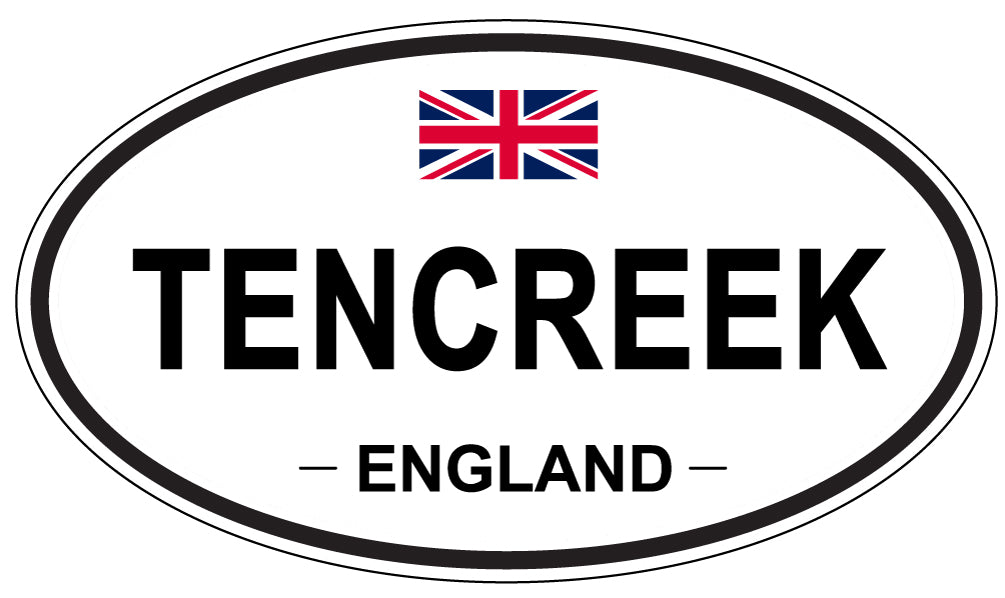 TENCREEK, England - Oval Magnet