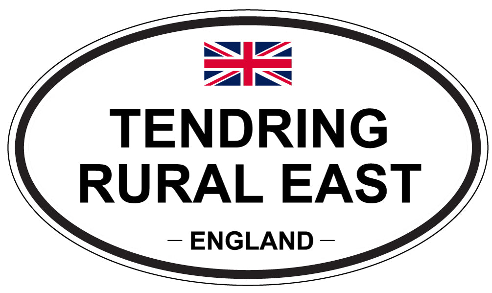 TENDRING RURAL EAST, England - Oval Magnet