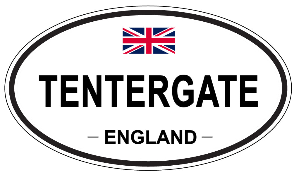 TENTERGATE, England - Oval Magnet