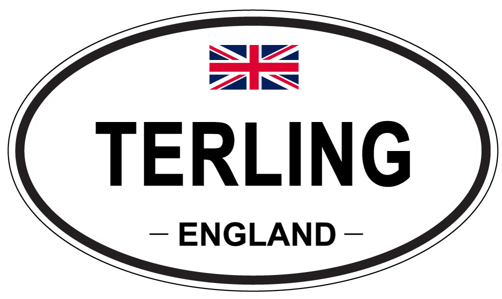 TERLING, England - Oval Magnet