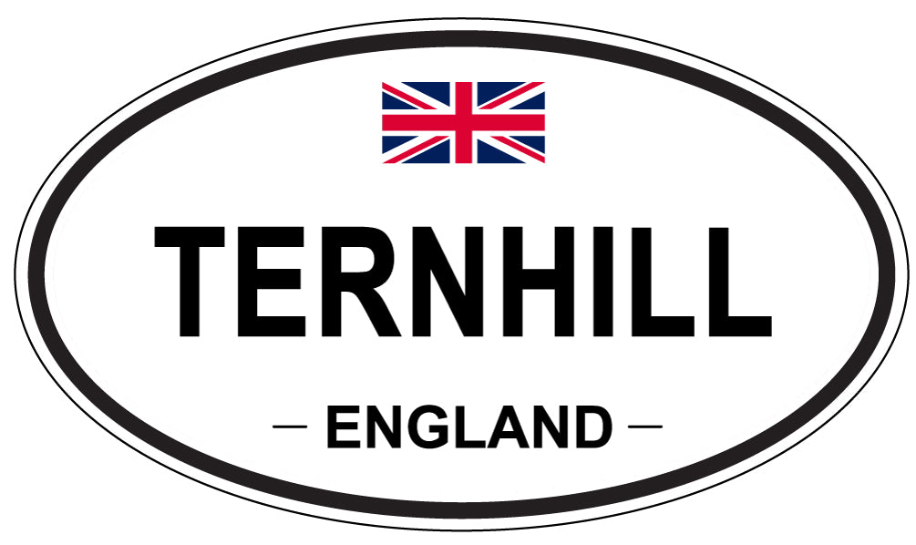TERNHILL, England - Oval Magnet
