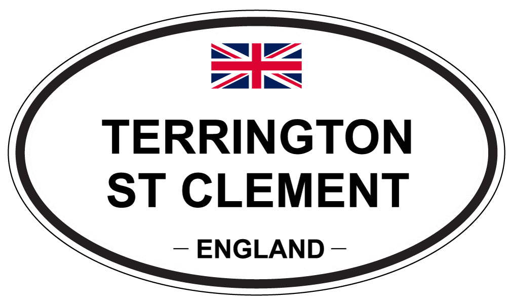 TERRINGTON ST CLEMENT, England - Oval Magnet