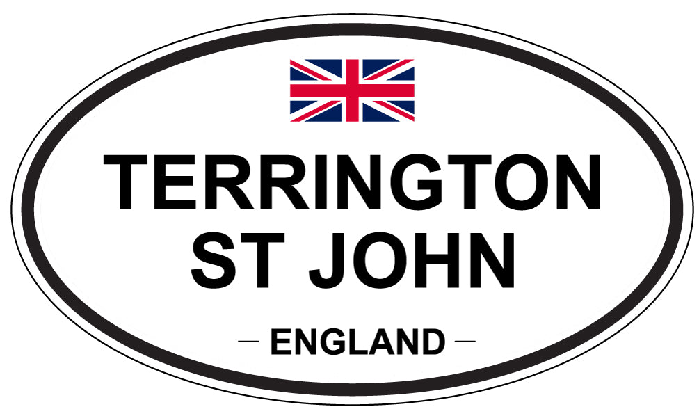 TERRINGTON ST JOHN, England - Oval Magnet