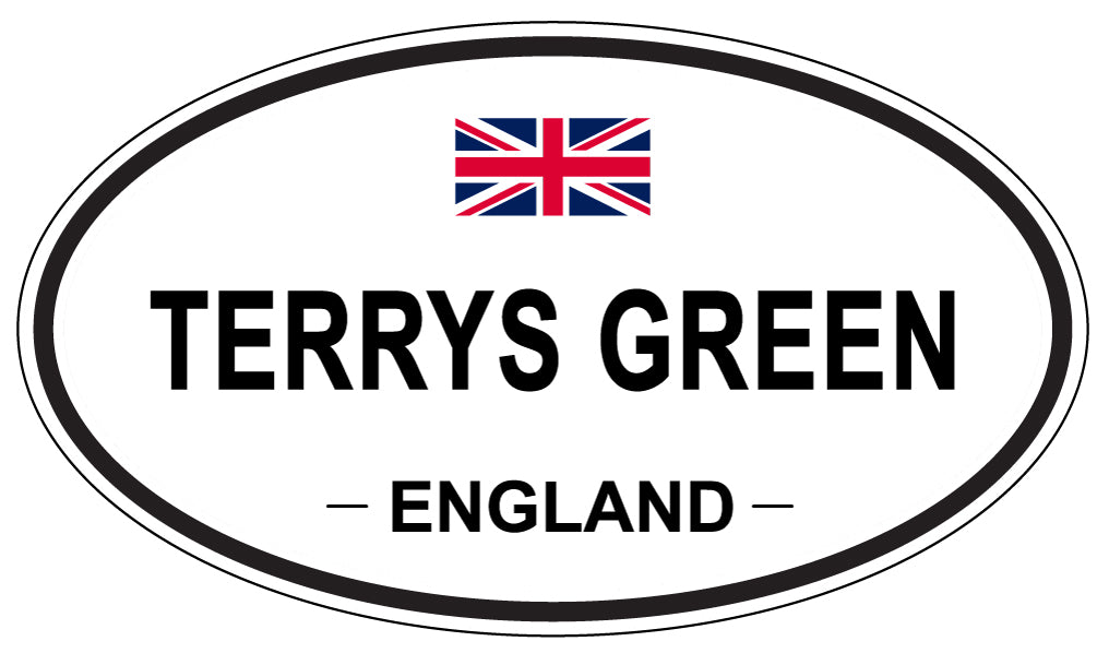 TERRYS GREEN, England - Oval Magnet