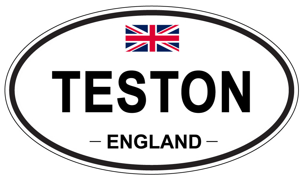 TESTON, England - Oval Magnet