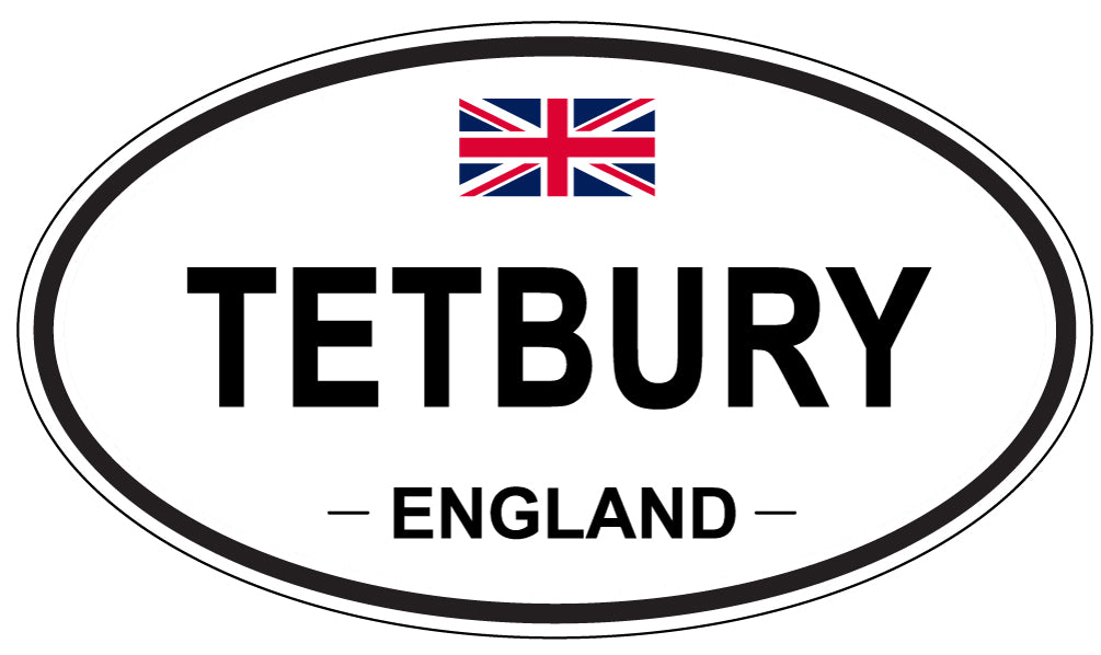 TETBURY, England - Oval Magnet