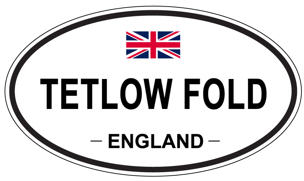 TETLOW FOLD, England - Oval Magnet