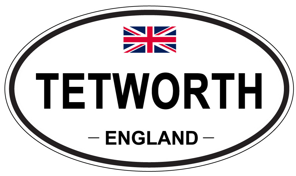 TETWORTH, England - Oval Magnet