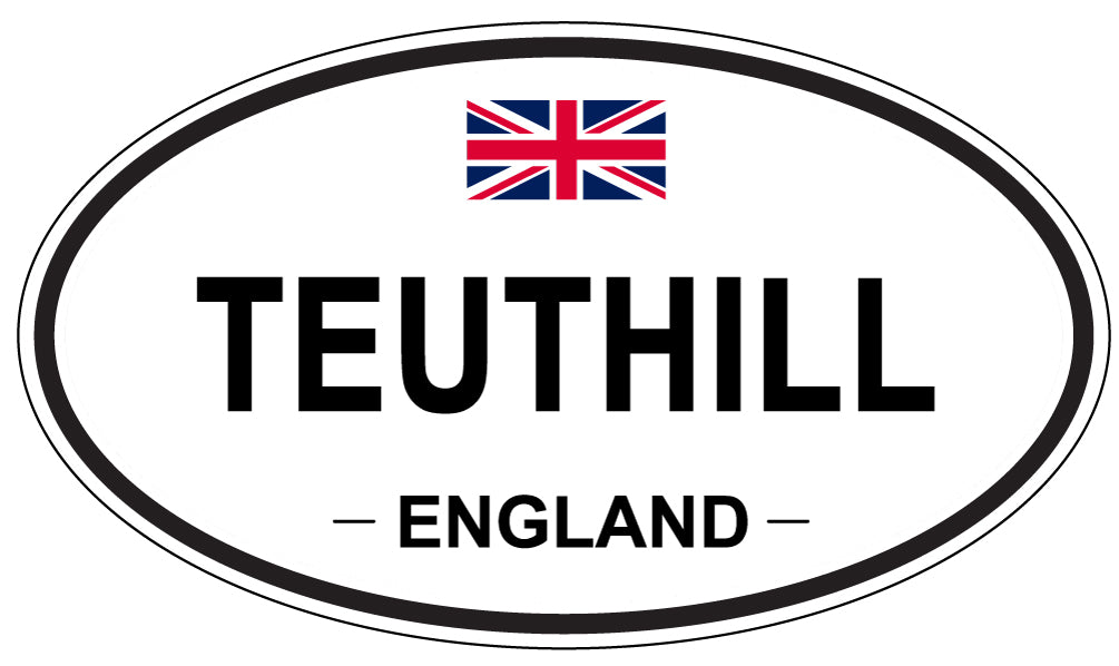 TEUTHILL, England - Oval Magnet