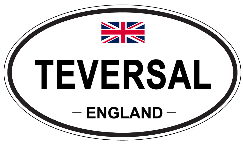 TEVERSAL, England - Oval Magnet