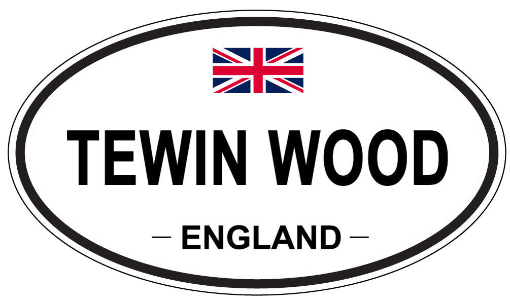 TEWIN WOOD, England - Oval Magnet