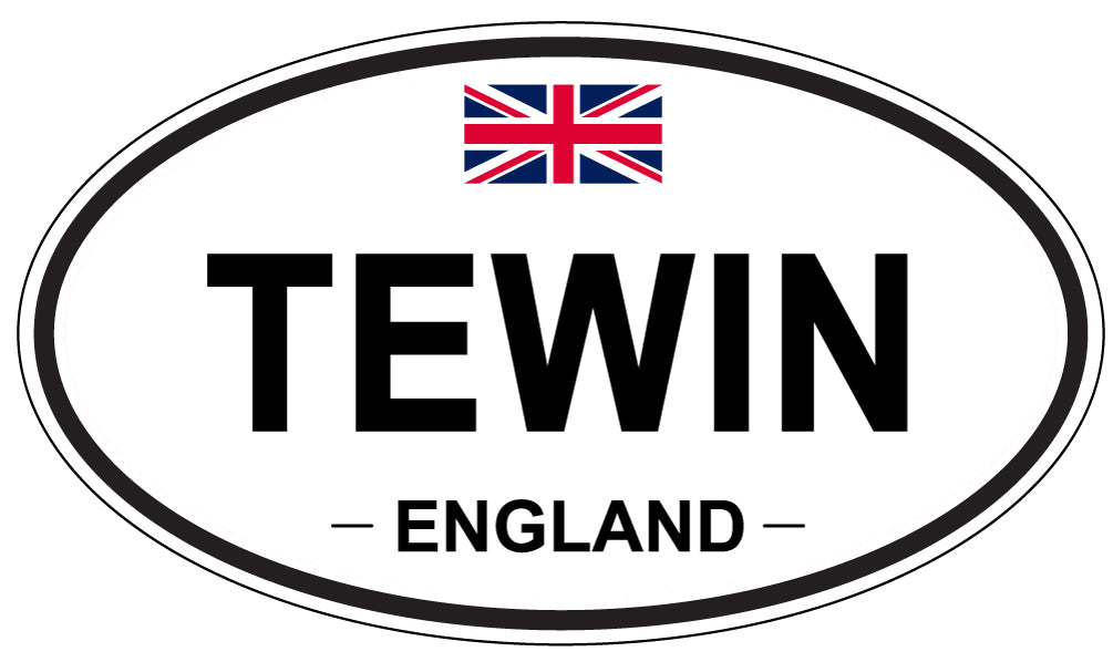 TEWIN, England - Oval Magnet