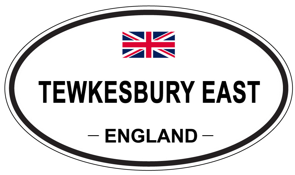 TEWKESBURY EAST, England - Oval Magnet