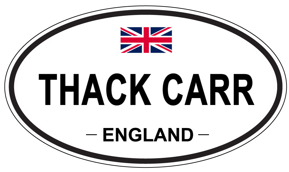 THACK CARR, England - Oval Magnet