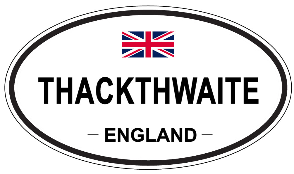 THACKTHWAITE, England - Oval Magnet