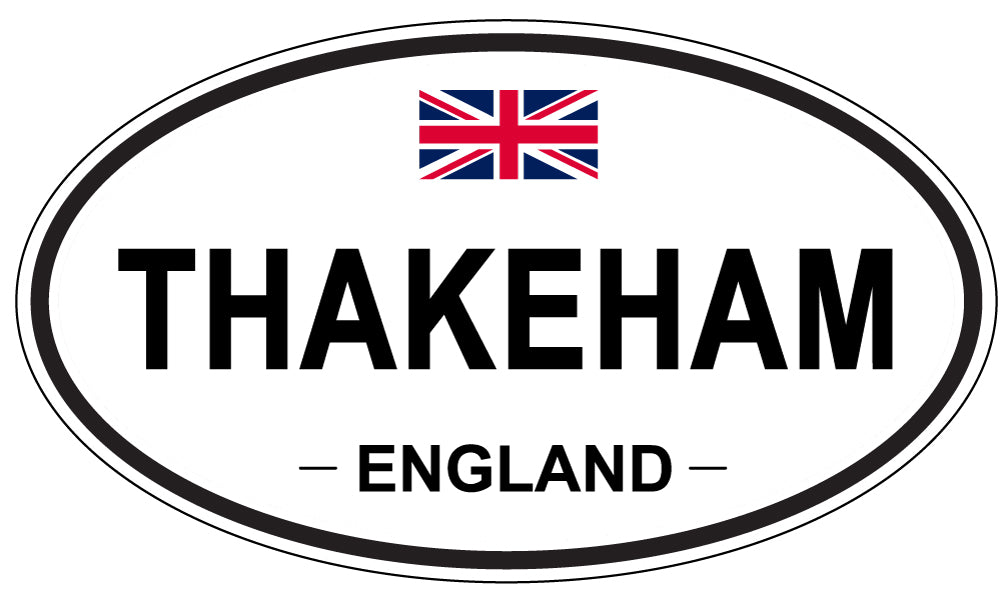 THAKEHAM, England - Oval Magnet