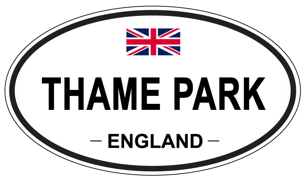 THAME PARK, England - Oval Magnet