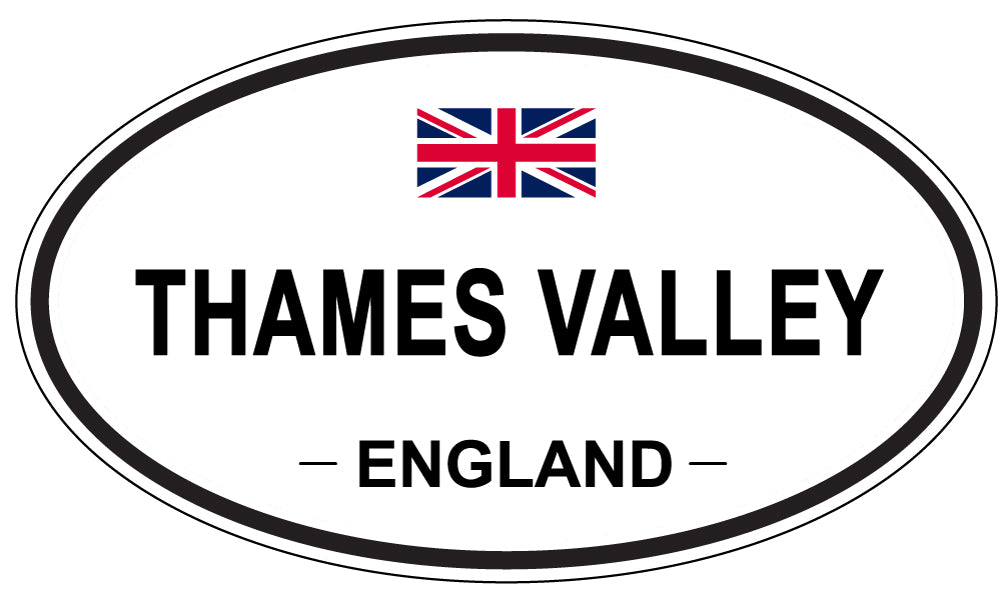 THAMES VALLEY, England - Oval Magnet