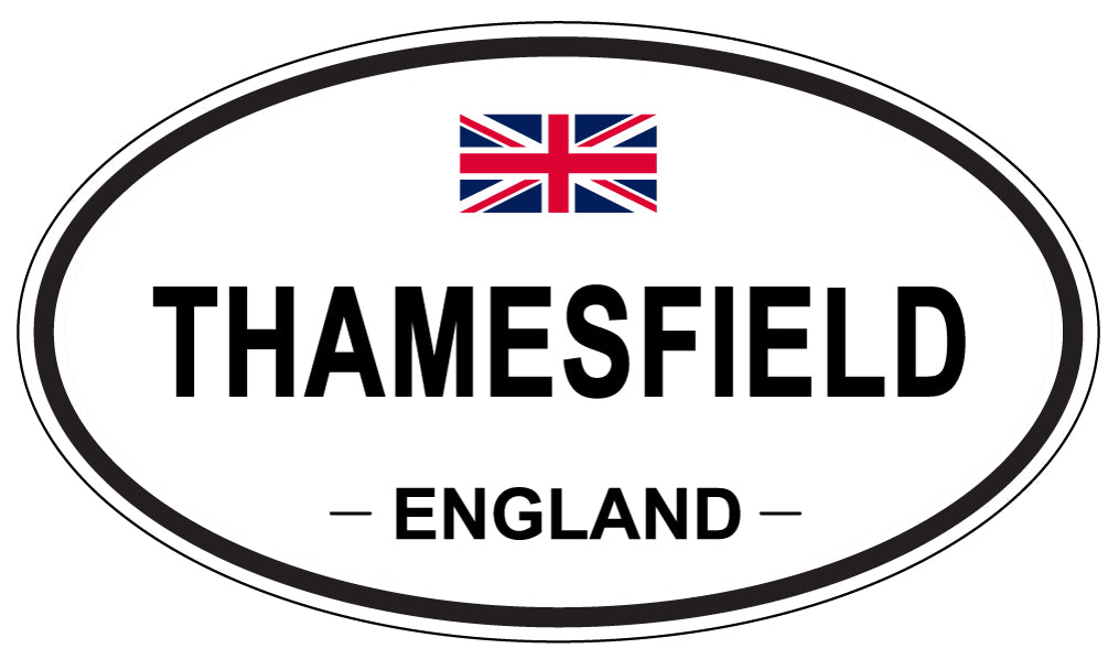 THAMESFIELD, England - Oval Magnet