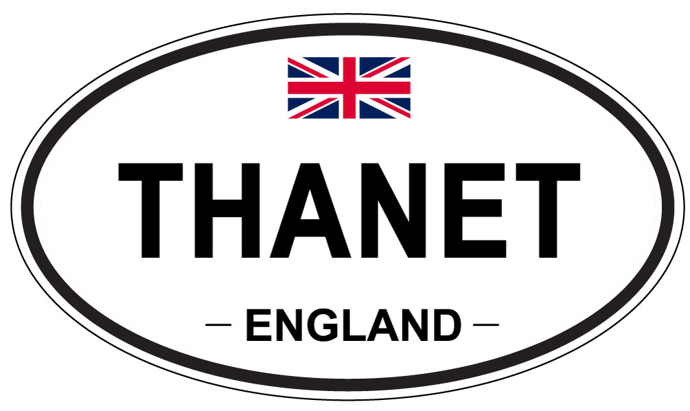 THANET, England - Oval Magnet