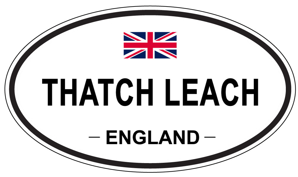 THATCH LEACH, England - Oval Magnet