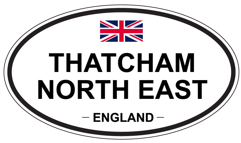 THATCHAM NORTH EAST, England - Oval Magnet
