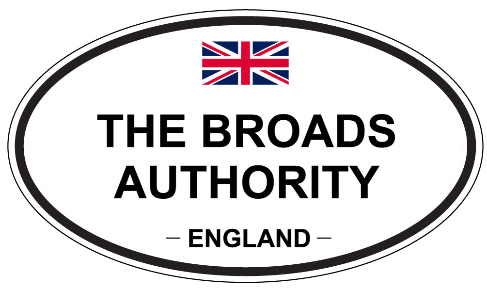 THE BROADS AUTHORITY, England - Oval Magnet