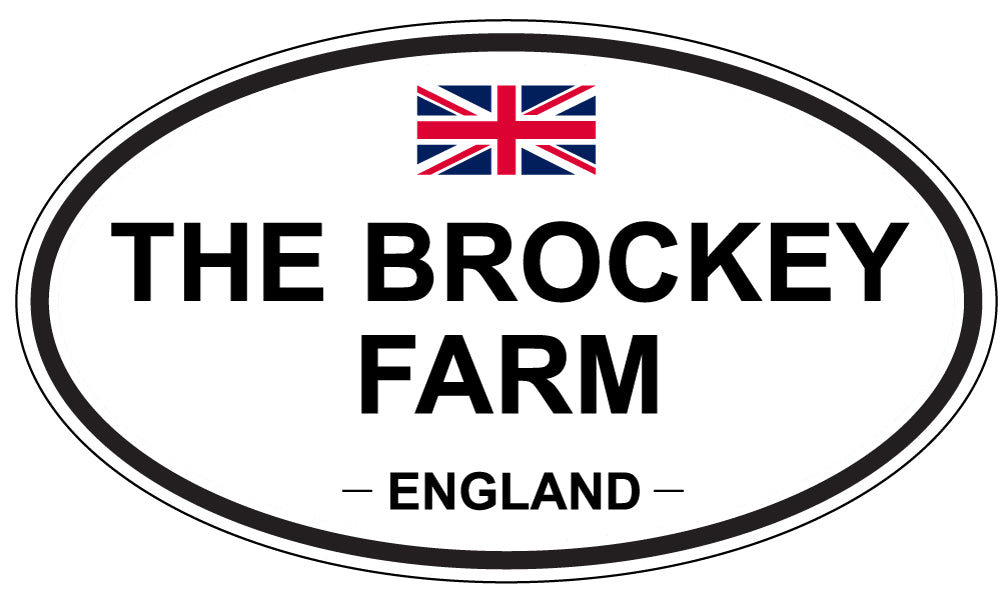 THE BROCKEY FARM, England - Oval Magnet