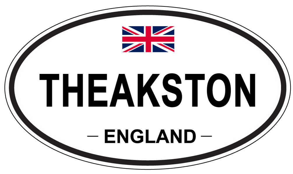 THEAKSTON, England - Oval Magnet