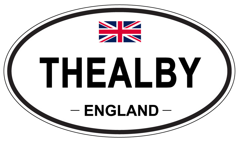 THEALBY, England - Oval Magnet