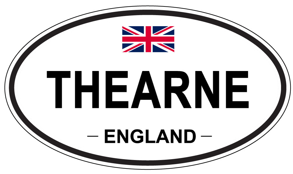 THEARNE, England - Oval Magnet