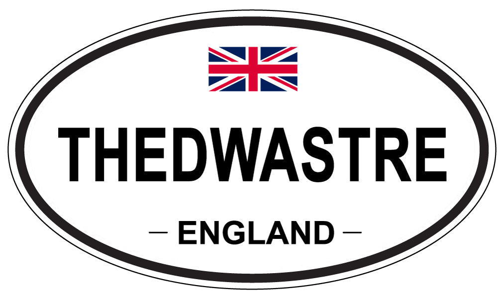 THEDWASTRE, England - Oval Magnet