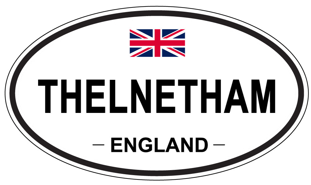 THELNETHAM, England - Oval Magnet