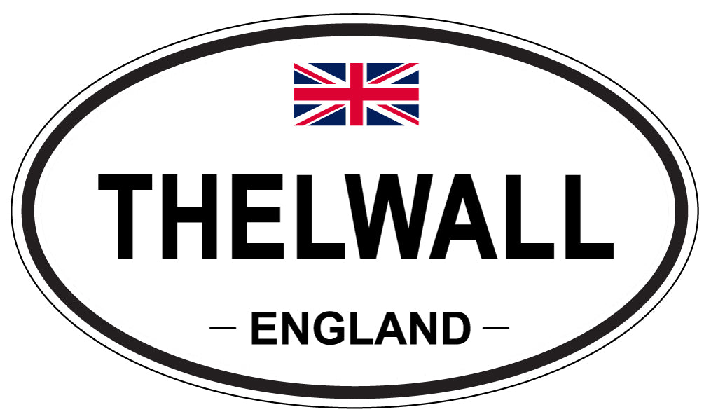THELWALL, England - Oval Magnet