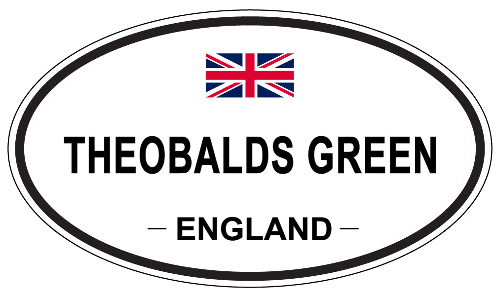 THEOBALDS GREEN, England - Oval Magnet