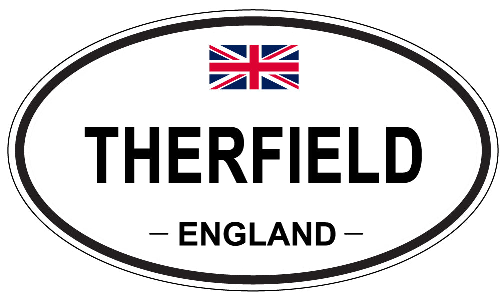 THERFIELD, ENGLAND - Oval Sticker