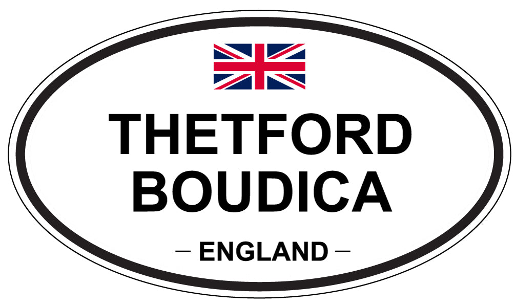 THETFORD BOUDICA, England - Oval Magnet