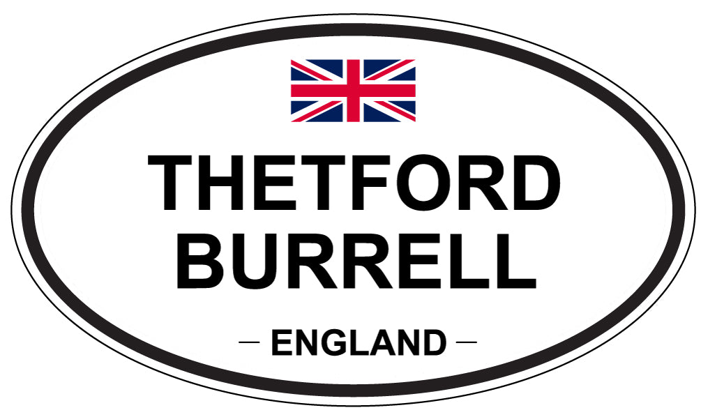 THETFORD BURRELL, England - Oval Magnet