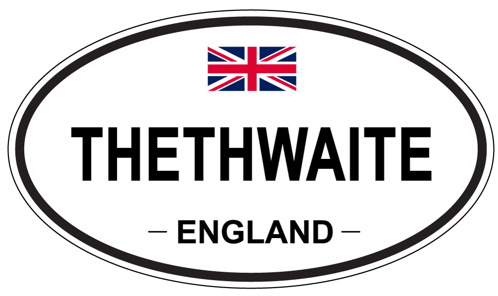 THETHWAITE, England - Oval Magnet