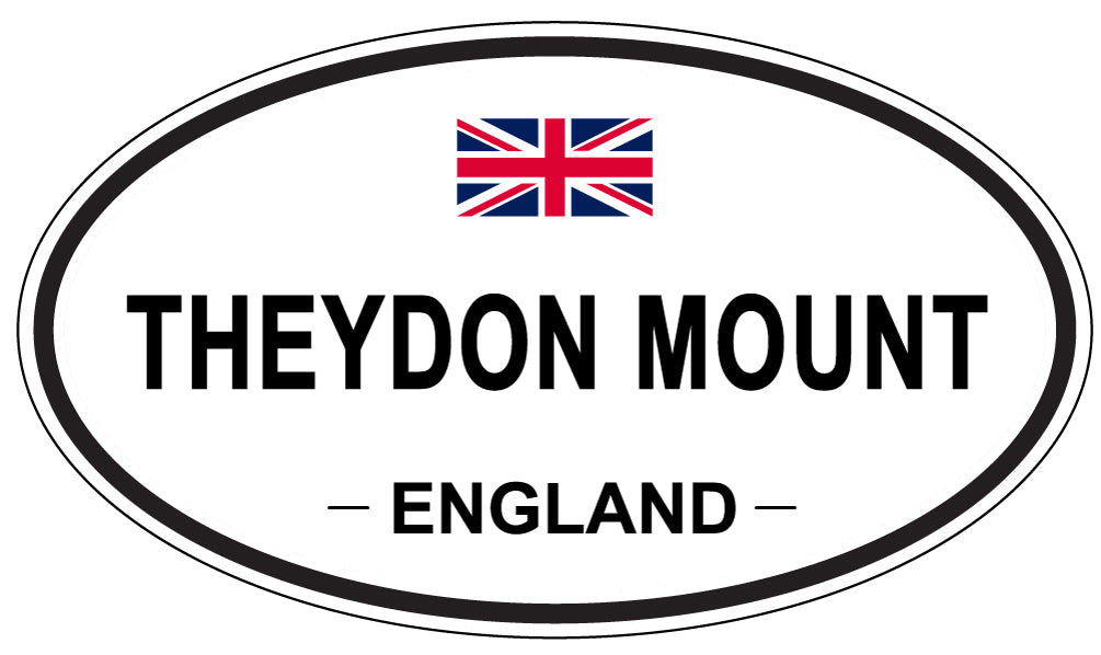 THEYDON MOUNT, ENGLAND - Oval Sticker