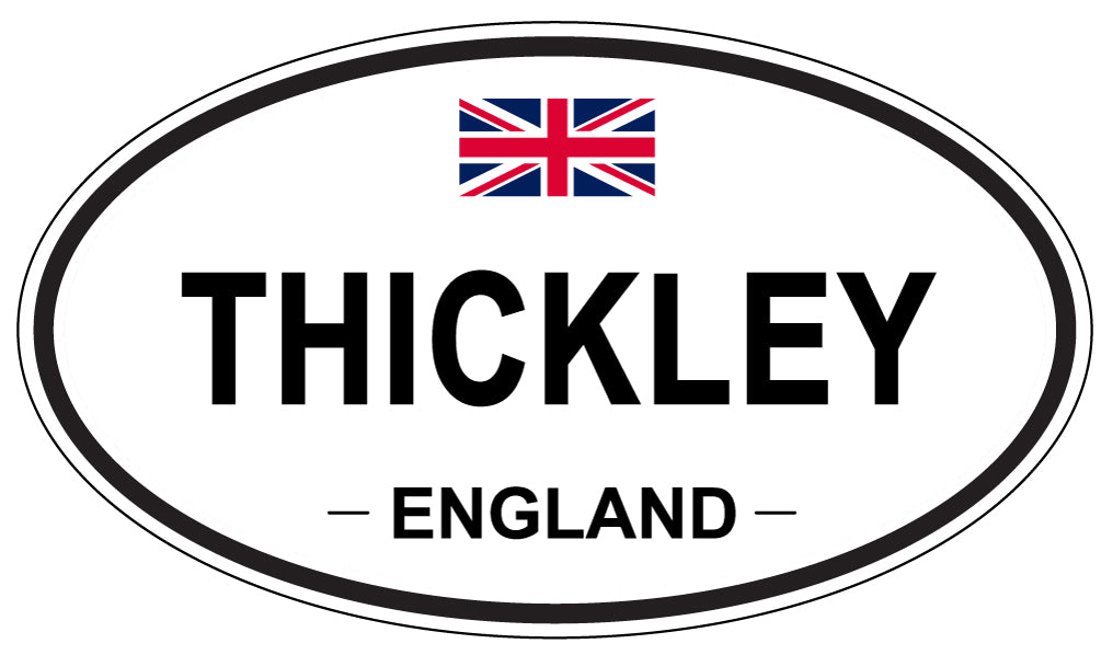 THICKLEY, England - Oval Magnet