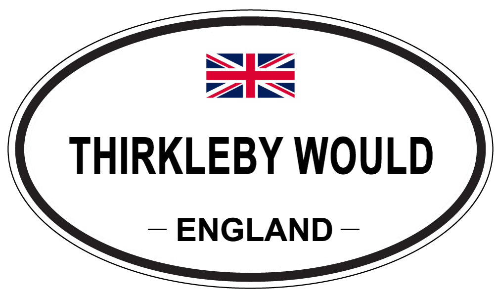THIRKLEBY WOULD, England - Oval Magnet